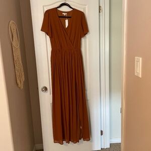 Wedding guest maxi dress